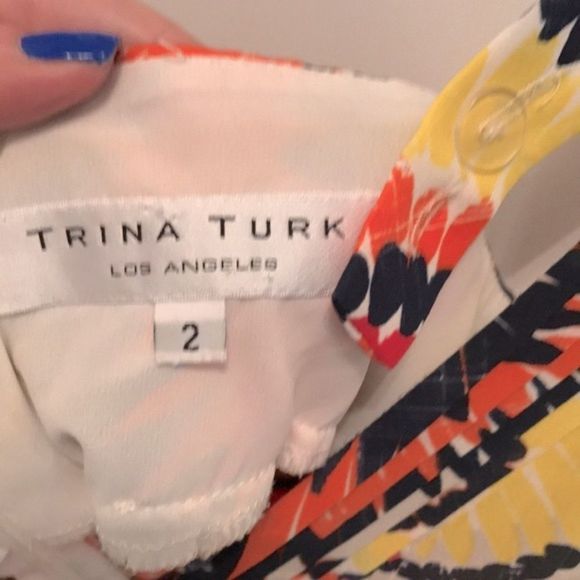 Trina Turk Silk Tank Top - Picture 3 of 5